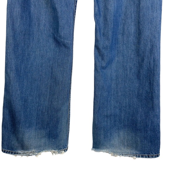 Lucky Brand Relaxed Bootleg Jeans Mens Size 38x34 Distressed Medium Wash - Picture 7 of 13